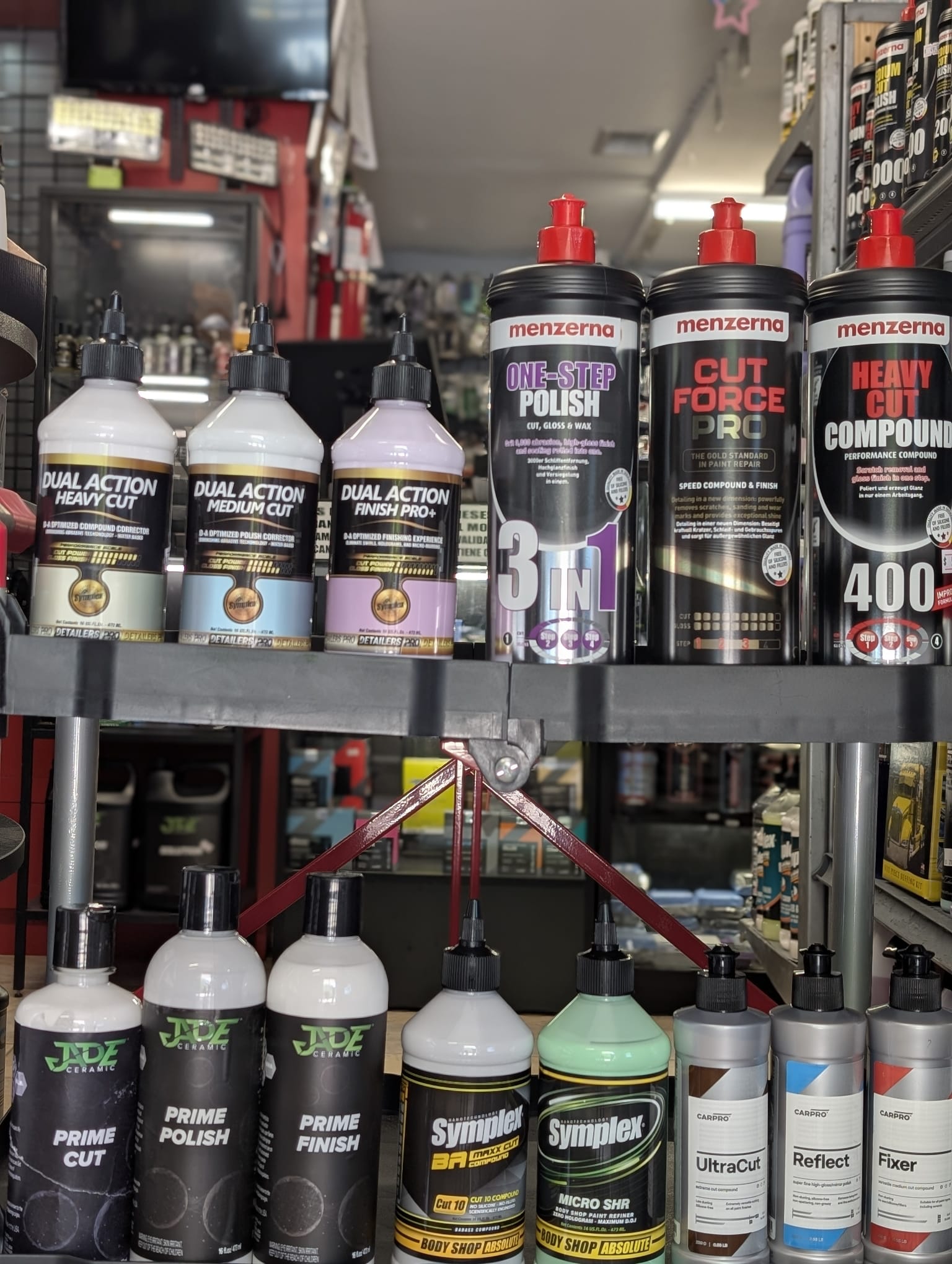 Productos de pulimiento y restauración automotriz